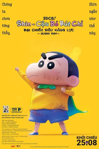 Shin - Cậu Bé Bút Chì 31: Đại Chiến Siêu Năng Lực ~ Sushi Bay ~